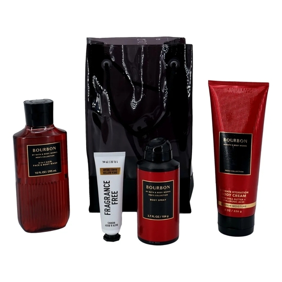 Bath & Body Works 5 Pc Bourbon Gift Bag Set - Picture 2 of 4